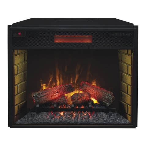 Electric fireplaces are available as freestanding models and models you can mount on a wall. . Electric fireplace insert lowes